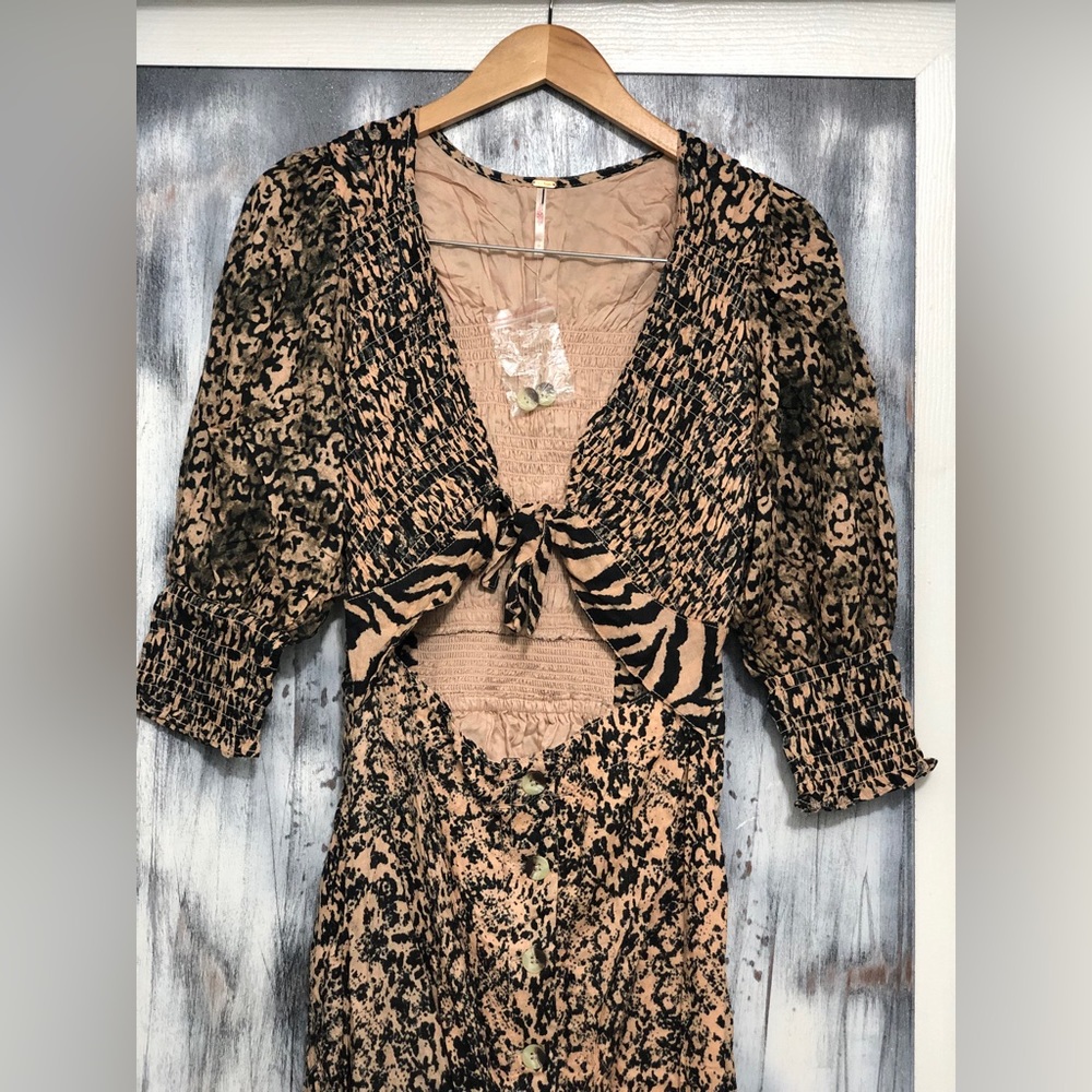 NWOT~Free People String of Hearts Maxi Dress Size Medium - Picture 7 of 12